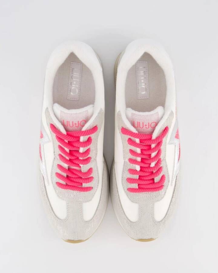 Liu Jo Dames Dreamy 03 Sneaker Wit Roze Multicolor Dames