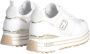 Liu Jo Witte Sneakers Elegant Ontwerp Metalen Details White Dames - Thumbnail 17