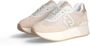 Liu Jo Dreamy 02 savana suède mesh sneakers Beige Dames - Thumbnail 5