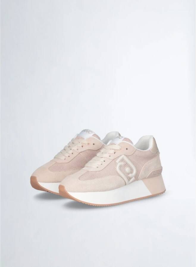 Liu Jo Dreamy 02 Suede Mesh Schoenen Pink Dames