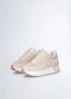 Liu Jo Beige Logo Sneakers met Suède en Mesh Panelen Beige Dames - Thumbnail 26