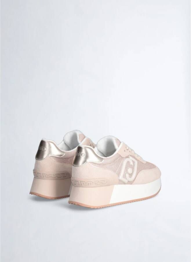 Liu Jo Dreamy 02 Suede Mesh Schoenen Pink Dames