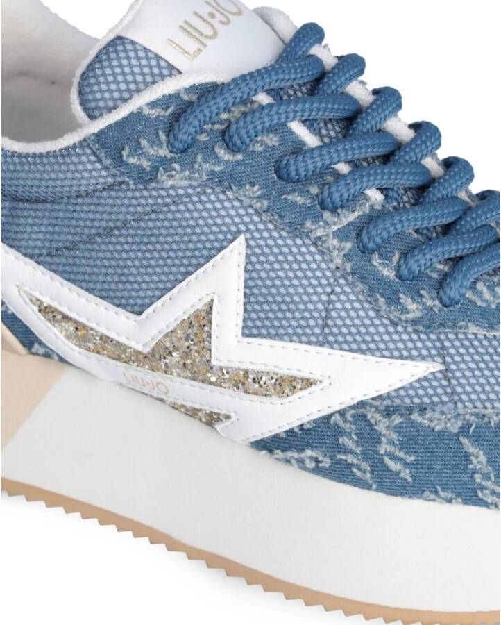 Liu Jo Dreamy 03 Blauw Suède Sneaker