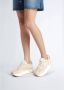Liu Jo Sportieve Suède Sneakers met Mesh Details Beige Dames - Thumbnail 35