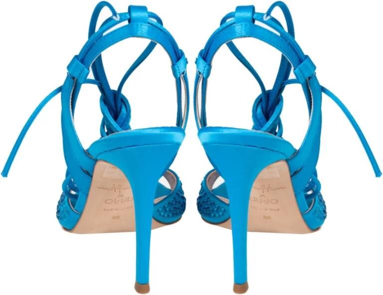 Liu Jo Elegante Enkelband Pumps Blue Dames