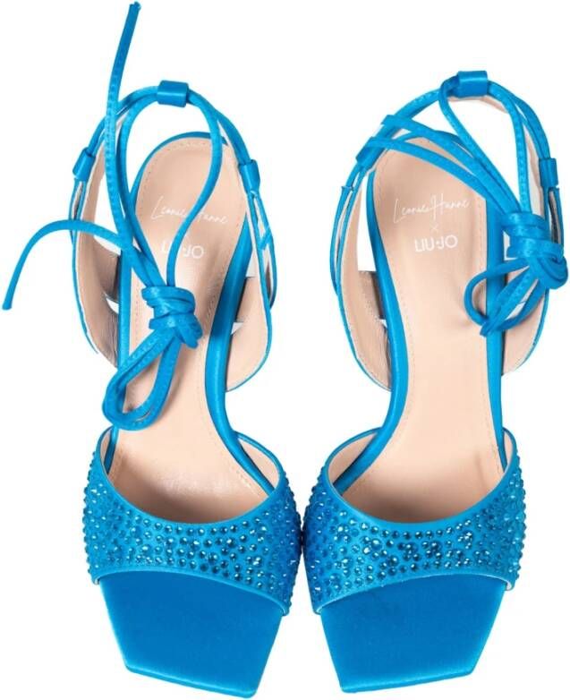 Liu Jo Elegante Enkelband Pumps Blue Dames