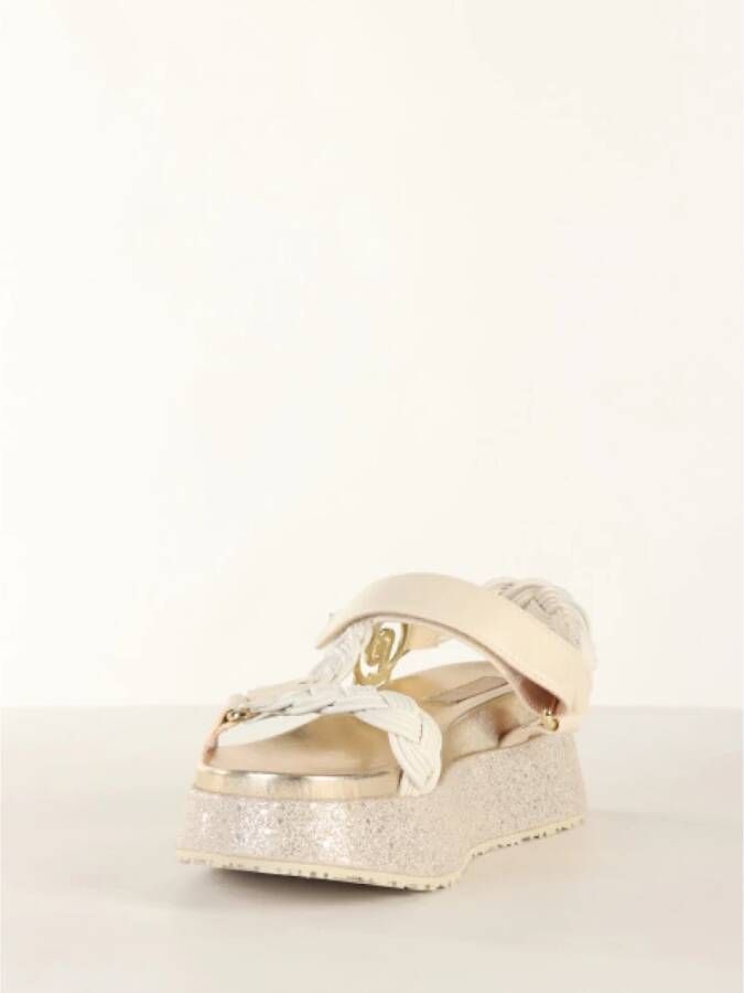 Liu Jo Flat Sandals Beige Dames