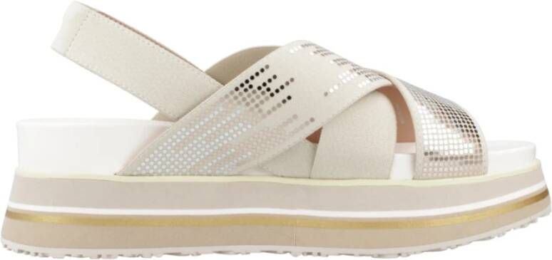 Liu Jo Flat Sandals Beige Dames