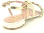 Liu Jo Platte sandalen in beige en goud Beige Dames - Thumbnail 2