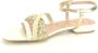 Liu Jo Platte sandalen in beige en goud Beige Dames - Thumbnail 3