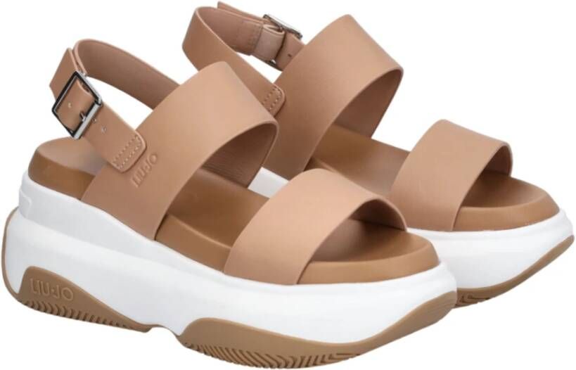 Liu Jo Flat Sandals Beige Dames