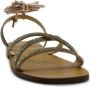 Liu Jo Platte Sandalen met Bandjes voor Dames Beige Dames - Thumbnail 11