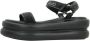 Liu Jo Stijlvolle platte sandalen voor de zomer Black Dames - Thumbnail 3