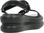 Liu Jo Stijlvolle platte sandalen voor de zomer Black Dames - Thumbnail 4