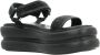 Liu Jo Stijlvolle platte sandalen voor de zomer Black Dames - Thumbnail 5