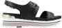 Liu Jo Flat Sandals Black Dames - Thumbnail 4