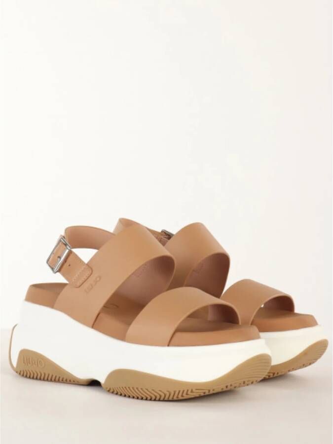 Liu Jo Flat Sandals Bruin Dames