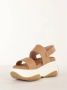 Liu Jo Platform Sleehak Sandalen Beige Dames - Thumbnail 4