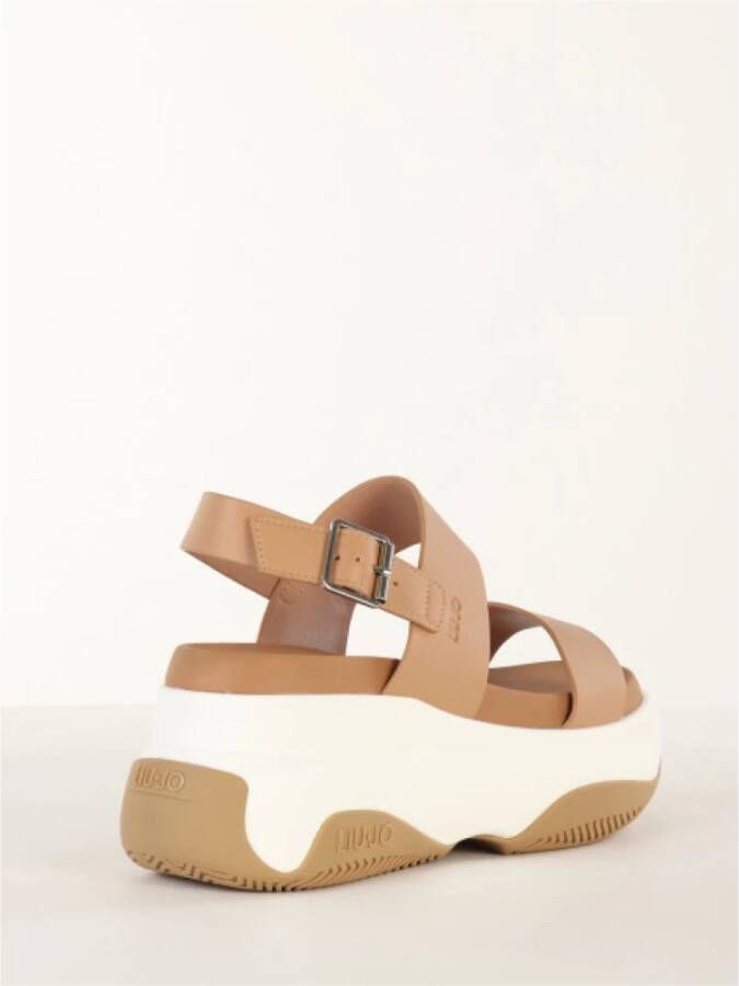 Liu Jo Flat Sandals Bruin Dames