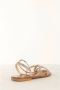 Liu Jo Platte Sandalen met Bandjes voor Dames Beige Dames - Thumbnail 10