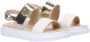 Liu Jo Metallic Strap Sandalen met Ronde Neus Beige Dames - Thumbnail 2