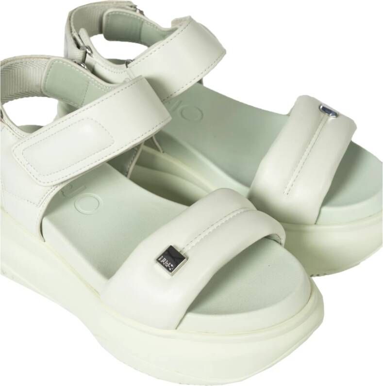 Liu Jo Flat Sandals Green Dames