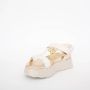 Liu Jo Platform Sandals Braiding Dames Sandalen White Butter - Thumbnail 12