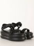 Liu Jo Stijlvolle platte sandalen voor de zomer Black Dames - Thumbnail 2