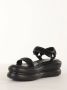 Liu Jo Stijlvolle platte sandalen voor de zomer Black Dames - Thumbnail 3