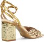Liu Jo Gelamineerde eco-leren sandalen Yellow Dames - Thumbnail 3