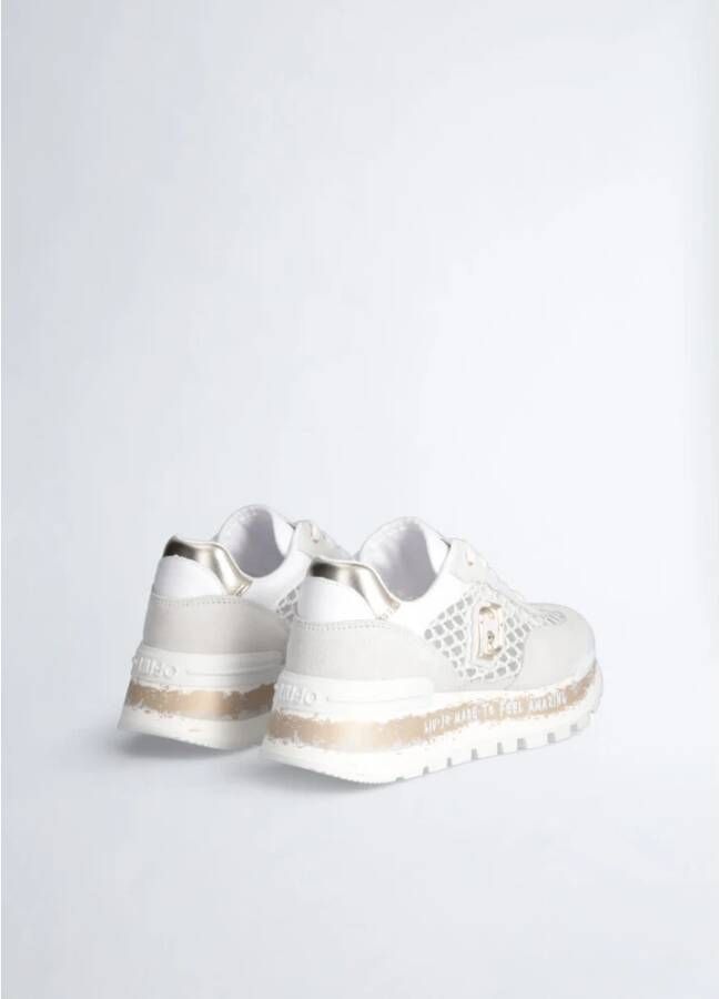 Liu Jo Geweldige 23 Sneaker Wit Goud White Dames