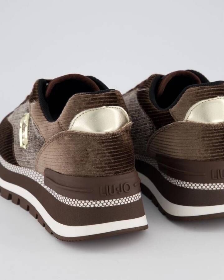 Liu Jo Geweldige Sneaker Bruin Damesstijl