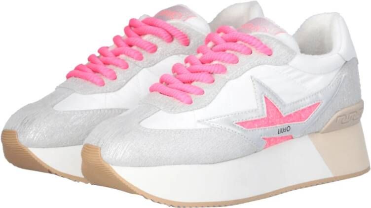 Liu Jo Glitter Ster Platform Sneakers Multicolor Dames