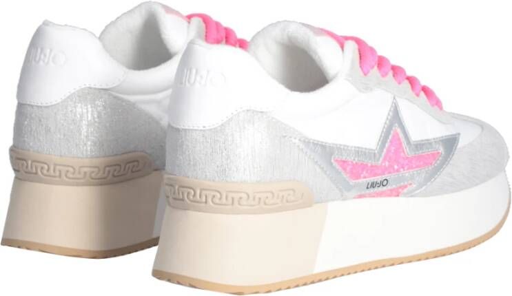Liu Jo Glitter Ster Platform Sneakers Multicolor Dames