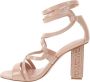 Liu Jo Verhoog Stijl met Hoge Hak Sandalen Beige Dames - Thumbnail 9