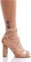 Liu Jo Verhoog Stijl met Hoge Hak Sandalen Beige Dames - Thumbnail 14