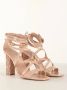 Liu Jo Verhoog Stijl met Hoge Hak Sandalen Beige Dames - Thumbnail 12