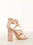 Liu Jo Verhoog Stijl met Hoge Hak Sandalen Beige Dames - Thumbnail 14