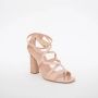 Liu Jo Verhoog Stijl met Hoge Hak Sandalen Beige Dames - Thumbnail 2