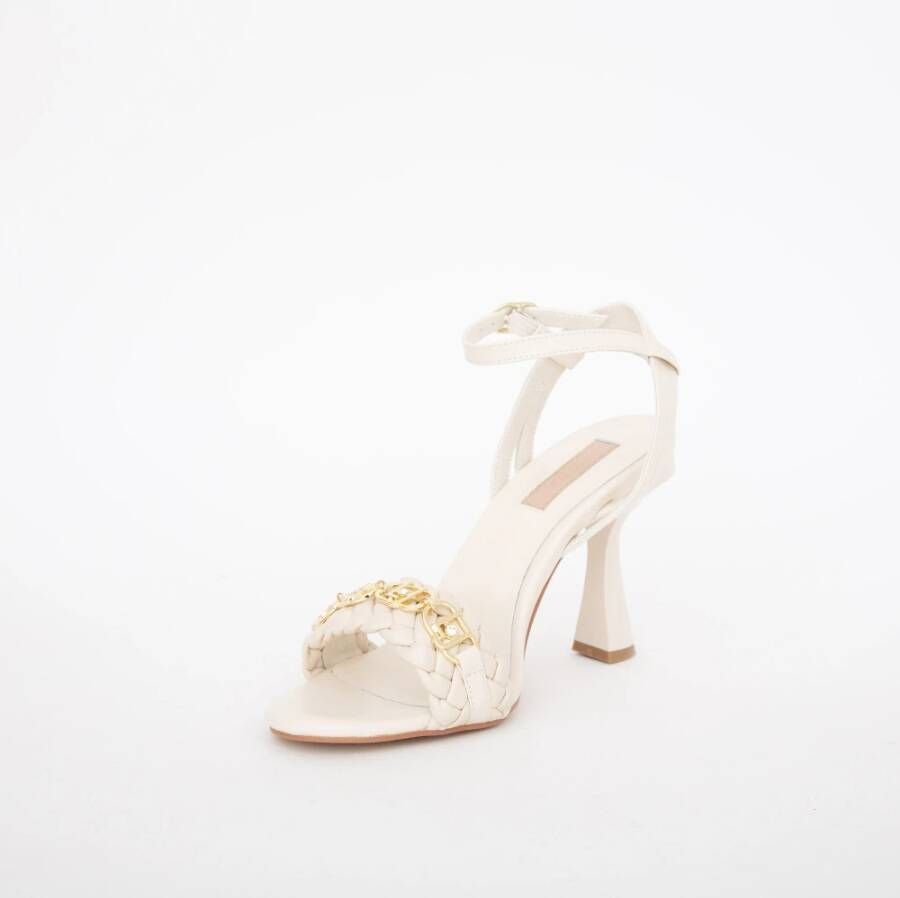 Liu Jo Elegante witte hoge hak sandalen Wit Dames
