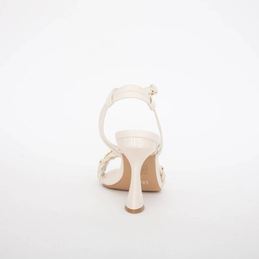 Liu Jo Elegante witte hoge hak sandalen Wit Dames
