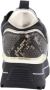 Liu Jo Sportieve Zwarte Sneakers met Zijlogo Black Dames - Thumbnail 7