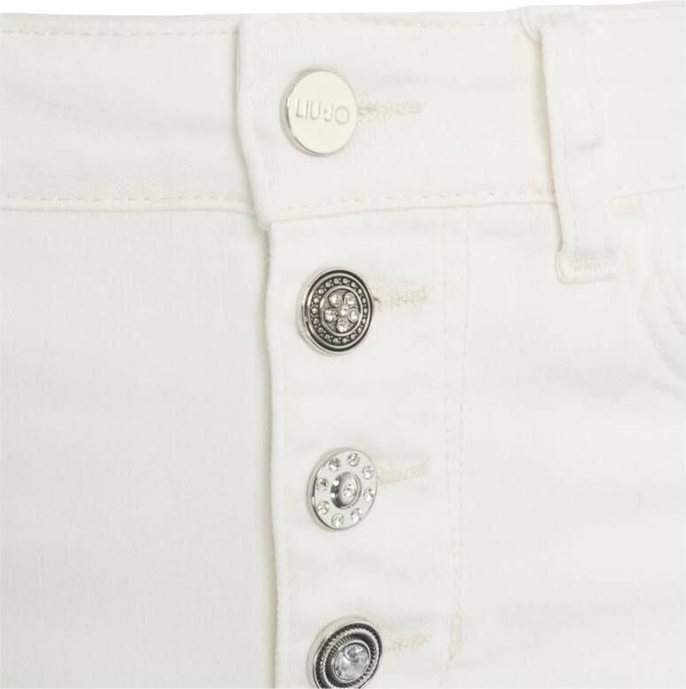 Liu Jo Hoge taille bootcut witte jeans