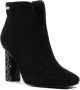 Liu Jo Enkellaars Black 37 Jennifer 05 Dames Enkellaarsjes Suede Zwart - Thumbnail 4