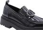Liu Jo Zwarte platte schoenen met metalen logotoebehoren Black Dames - Thumbnail 15