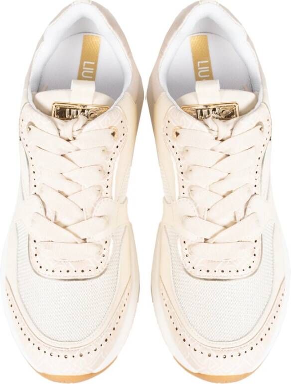 Liu Jo Klassieke Vetersneakers Beige Dames