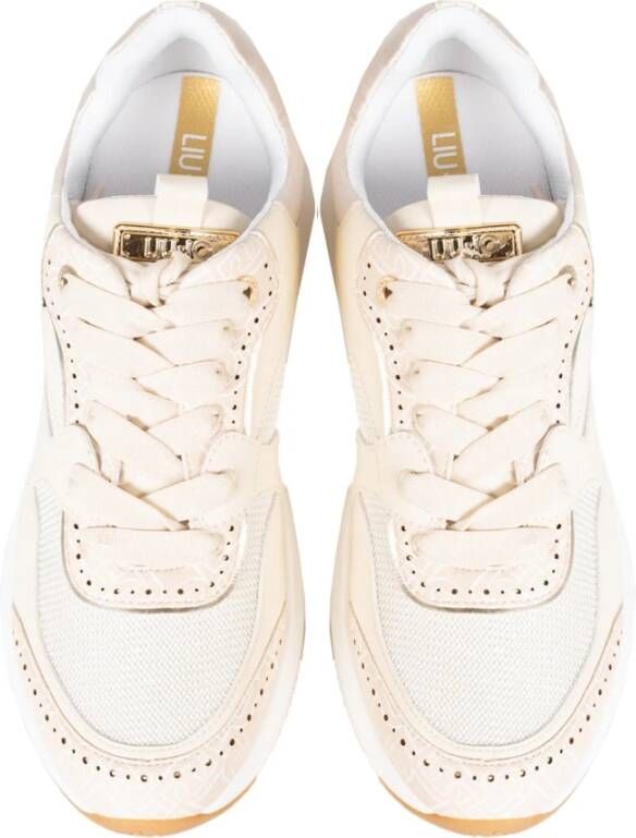 Liu Jo Klassieke Vetersneakers Beige Dames