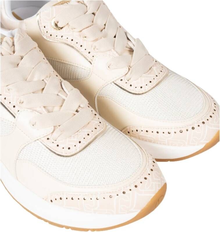 Liu Jo Klassieke Vetersneakers Beige Dames