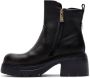 Liu Jo Leren Enkellaars met Brede Hak Black Dames - Thumbnail 6