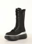 Liu Jo June 06 Mid Sneaker Laarzen Black Dames - Thumbnail 6